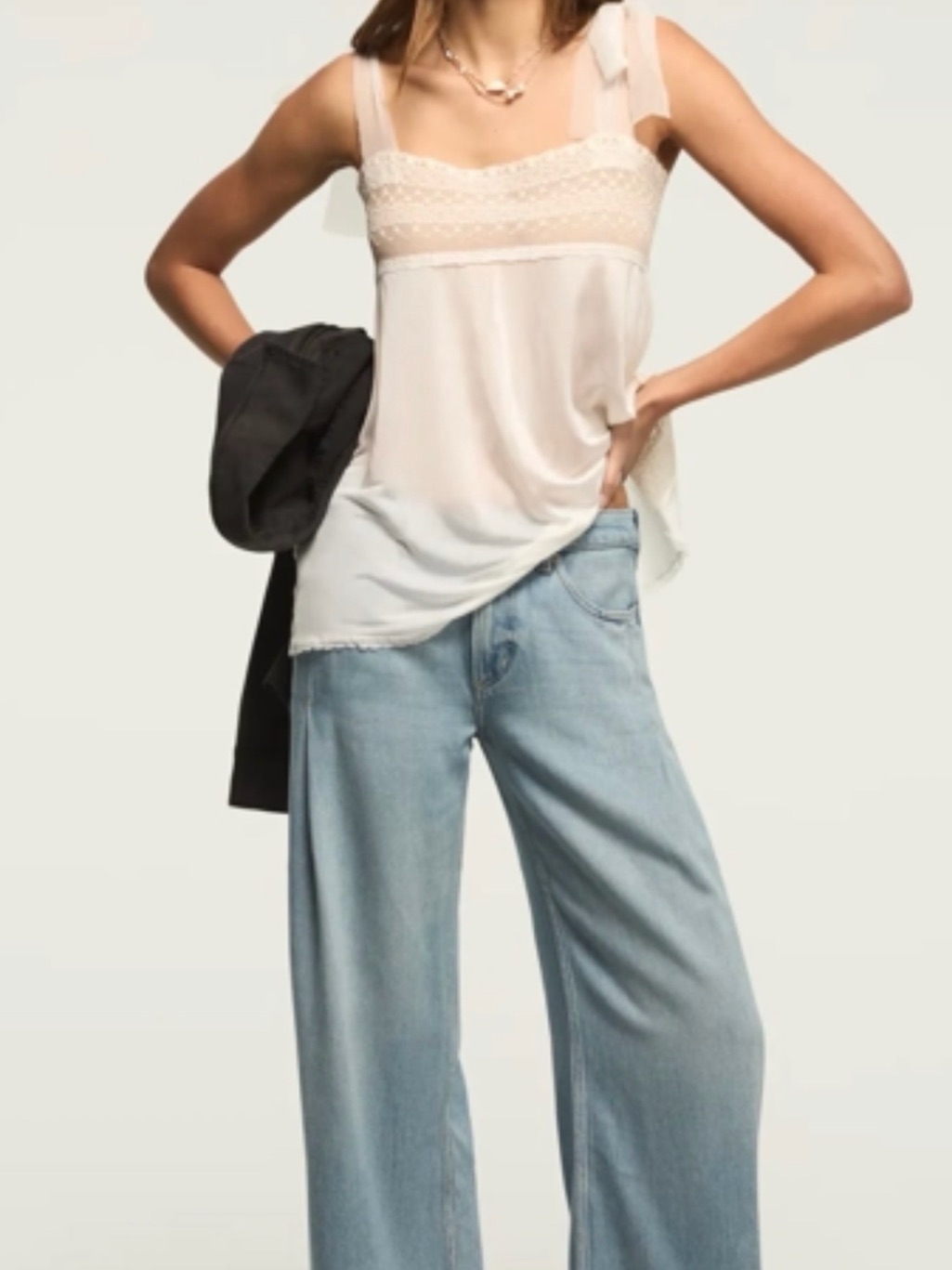 Lucky Brand Light Blue WideLeg Denim Jeans